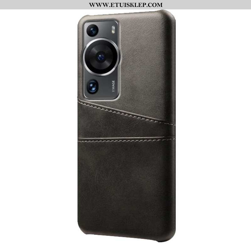 Etui do Huawei P60 Pro Etui Na Karty Z Efektem Skóry